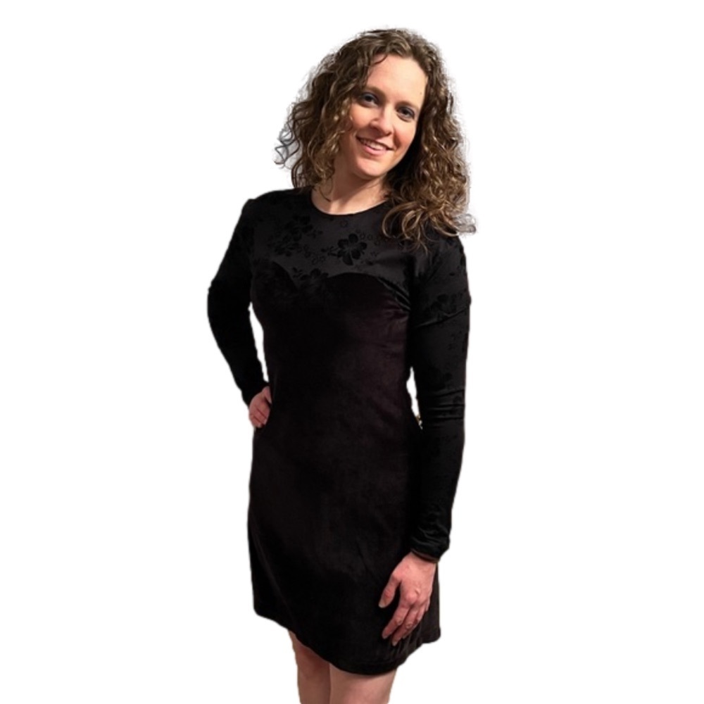 Jumping Joy 90's Vintage Black Aline dress